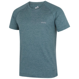 Мъжка тениска MOOA UV-Protect тюркоазен deep teal