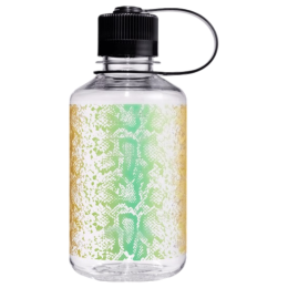 Бутилка Nalgene Narrow Mouth Animal Print 500 ml зелен / жълт Clear Rainbow Snake