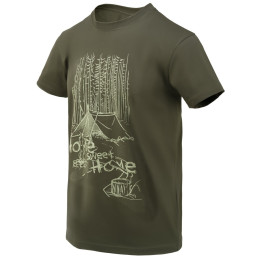 Мъжка тениска Helikon-Tex T-Shirt (Home Sweet Home) зелен Taiga Green