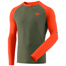 Мъжка тениска Dynafit Alpine Pro M L/S Tee зелен thyme/4490