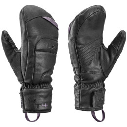 Дамски скиорски ръкавици Leki Montera Prime Women Mitt черен black-blackberry gray