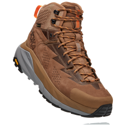 Мъжки туристически обувки Hoka One One Kaha Gtx кафяв/оранжев Otver/PersimmonOrange