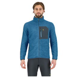 Мъжки суитшърт Karpos Rocchetta Evo Fleece син DEEP WATER/WOODL.GRAY