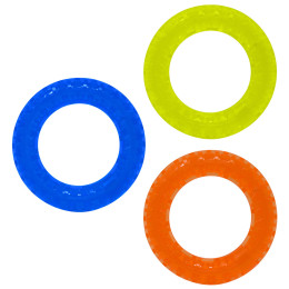 Играчка за куче Nerf Dog EXO Spike Ring 12,5 cm 3 pcs