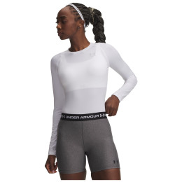 Дамска тениска Under Armour UA HG Authentics Comp LS бял