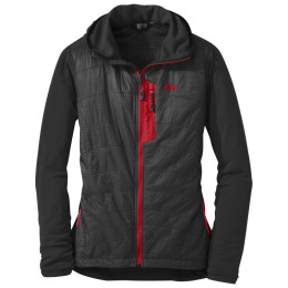 Дамско яке Outdoor Research Deviator Hoody черен Black/Flame