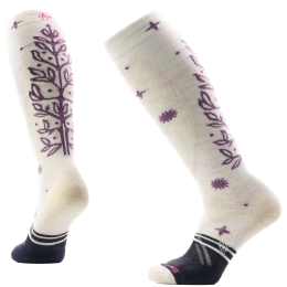 Чорапи Smartwool Women's Ski Full Cushion Ice Blossom OTC бежов