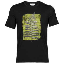 Мъжка тениска Icebreaker Tech Lite II SS Tee Fern Imprint черен