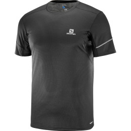 Мъжка тениска Salomon Agile Ss Tee M черен Black