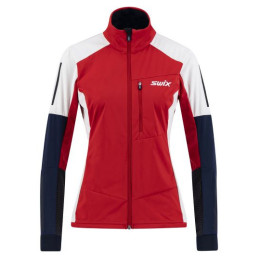 Дамско яке Swix Dynamic червен/син