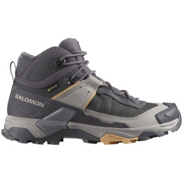 Дамски обувки Salomon X Ultra 5 Mid Gore-Tex сив Nine Iron / Gull / Soft Clay