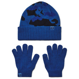 Детска шапка Under Armour B Beanie/Glove Combo син Blue