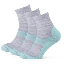 Чорапи Zulu Merino Allseason 3-pack тюркоазен/сив turquoise/grey