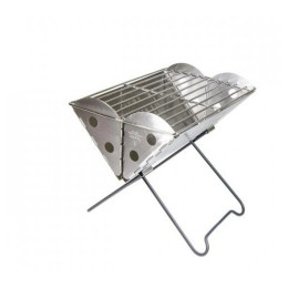 Сгъваема скара UCO MINI Flatpack Grill & Firepit 23 x 20 cm сребърен