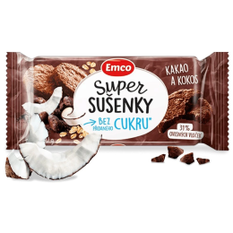 Храна за пътуване Emco Super бисквити какао и кокос 60г