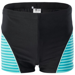 Бански костюм Aquawave Idaro Jr черен/син Black/TurquiseStripe