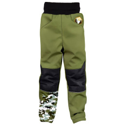 Софтшел детски панталон WAMU Khaki каки KHAKI