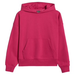 Дамски суитшърт 4F Sweatshirt F1887 червен DARK PINK