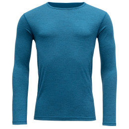 Мъжка тениска Devold Breeze Man Shirt long sleeve син BlueMelange