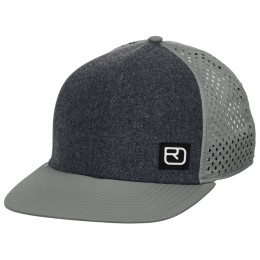 Шапка с козирка Ortovox Logo Air Trucker Cap сив/зелен Green Sage