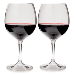 Чаши за вино GSI Outdoors Nesting Red Wine Glass Set прозрачен