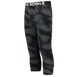 Мъжки 3/4 долни гащи Mons Royale Cascade Merino Flex 200 3/4 Legging Rosin Motion черен/сив