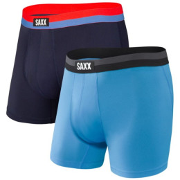 Мъжки боксерки Saxx Sport Mesh BB Fly 2Pk син Malibu/Navy