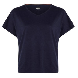 Дамска функционална блуза Icebreaker Women Mer 150 Lodge SS Tee тъмно син Midnight Navy
