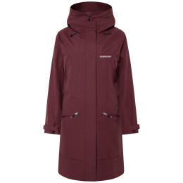 Дамско софтшел яке Didriksons Ilma Wns Parka 8 винен Old rust