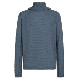 Мъжки суитшърт Icebreaker Men Mer 400 RealFleece Grid Pulover Hood син/сив Abyss