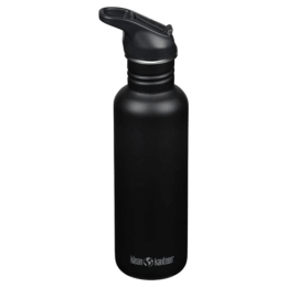 Бутилка от неръждаема стомана Klean Kanteen Classic 27oz (w/Flip Seal Sport) черен Black