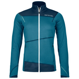 Дамски суитшърт Ortovox Fleece Light Jacket W син mountain blue