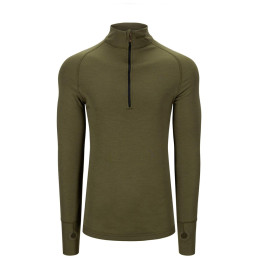 Мъжко поло Brynje of Norway Arctic Tactical Zip-polo 3/4 neck маслинен olive