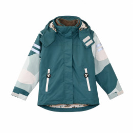 Детско яке DucKsday Detachable Fleece Jacket Breeze зелен Dark Green