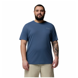 Мъжка тениска Columbia Zero Rules™ Light SS Crew тъмно син Dark Mountain