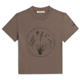 Дамска тениска Icebreaker Merino 150 Tech Lite SS Crop Tee Seed Story