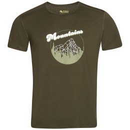 Мъжка тениска Zulu Merino Mountain Ring 160 Short Comfy зелен Olive