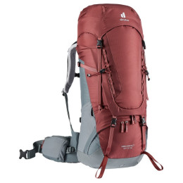 Дамска раница Deuter Aircontact 40+10 SL сив/червен RedwoodTeal