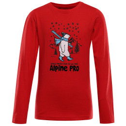 Детска тениска Alpine Pro Ecco 2 Red червен ČERVENÁ