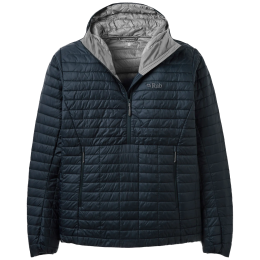 Мъжко яке Rab Microlighter Pullover Down Hoody син