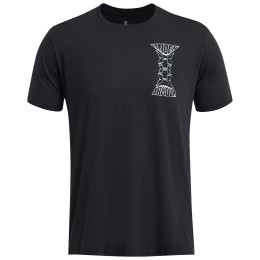 Мъжка тениска Under Armour Dusk to Dawn Skul SS черен/бял Black/White