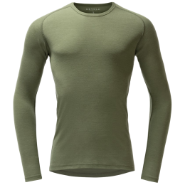 Функционална мъжка тениска Devold Adventure Merino 190 Shirt Man светло каки Lichen