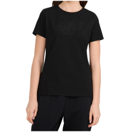 Дамска тениска 4F Tshirt F3309 черен Deep Black