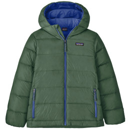 Детско яке Patagonia K's Hi-Loft Down Sweater Hoody - CNGR зелен Canopy Green