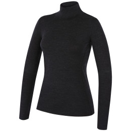 Дамско поло MOOA MerinoSilk Collar 160 черен black melange