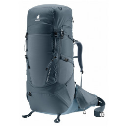 Туристическа раница Deuter Aircontact Core 70+10 сив/син graphite-shale