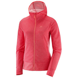 Дамски суитшърт Salomon Right Nice Mid Hoodie W червен Coral
