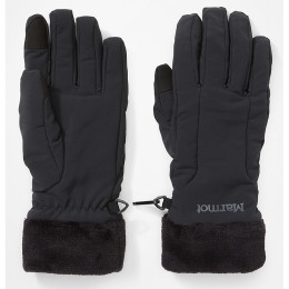 Дамски ръкавици Marmot Wm's Fuzzy Wuzzy Glove (DWR) черен Black