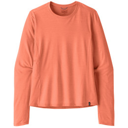 Дамска тениска Patagonia Women's Long-Sleeved Capilene Cool Sun Shirt оранжев Mellow Melon - Peach Sherbet X-Dye