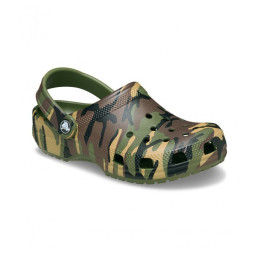 Детски чехли Crocs Classic Camouflage Clog Army Green/Multi зелен Army Green/Multi